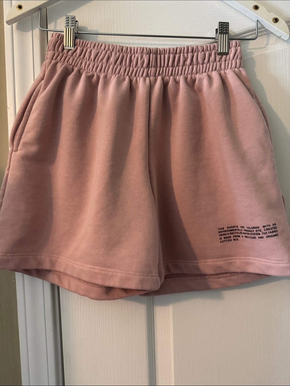 Women’s Pink Pangaia Shorts with side pockets
